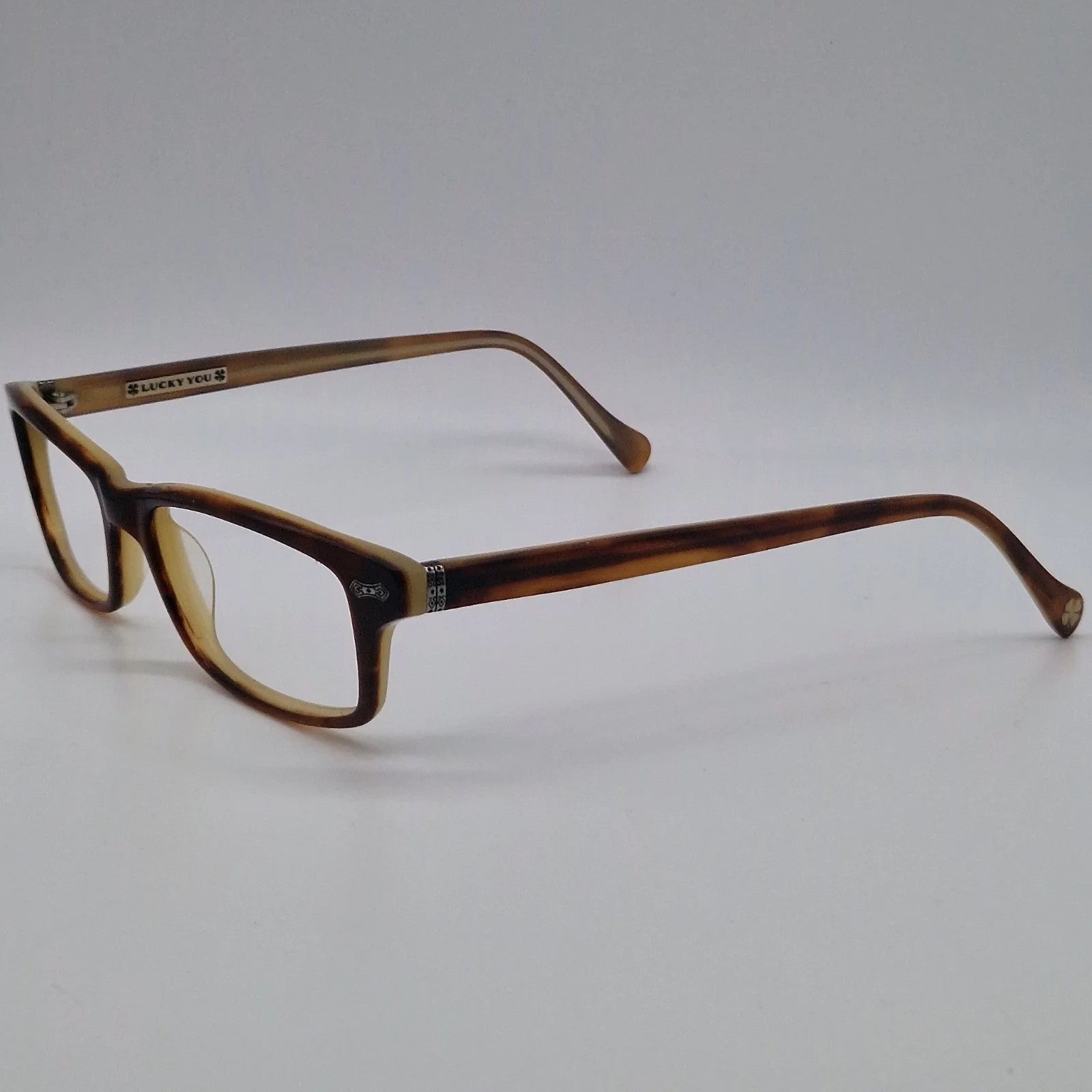 Lucky You Cooper Tobacco/Horn - Eyeglasses frames