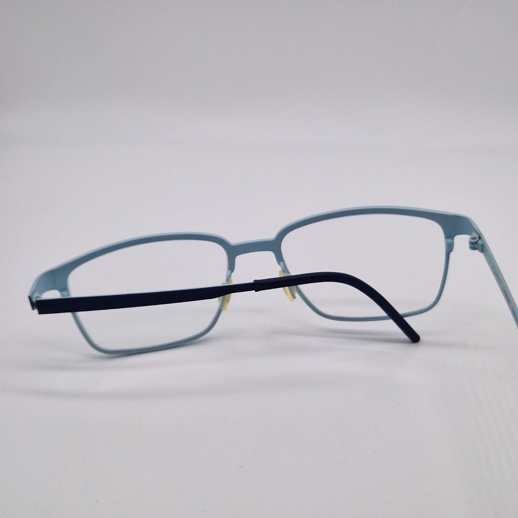 Oregreen Handmade In Japan Beastie 1072 Titanium Sky Blue - Eyeglasses frames