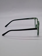 White Optics 007 OLJ16 Black/Green - Eyeglasses frames 