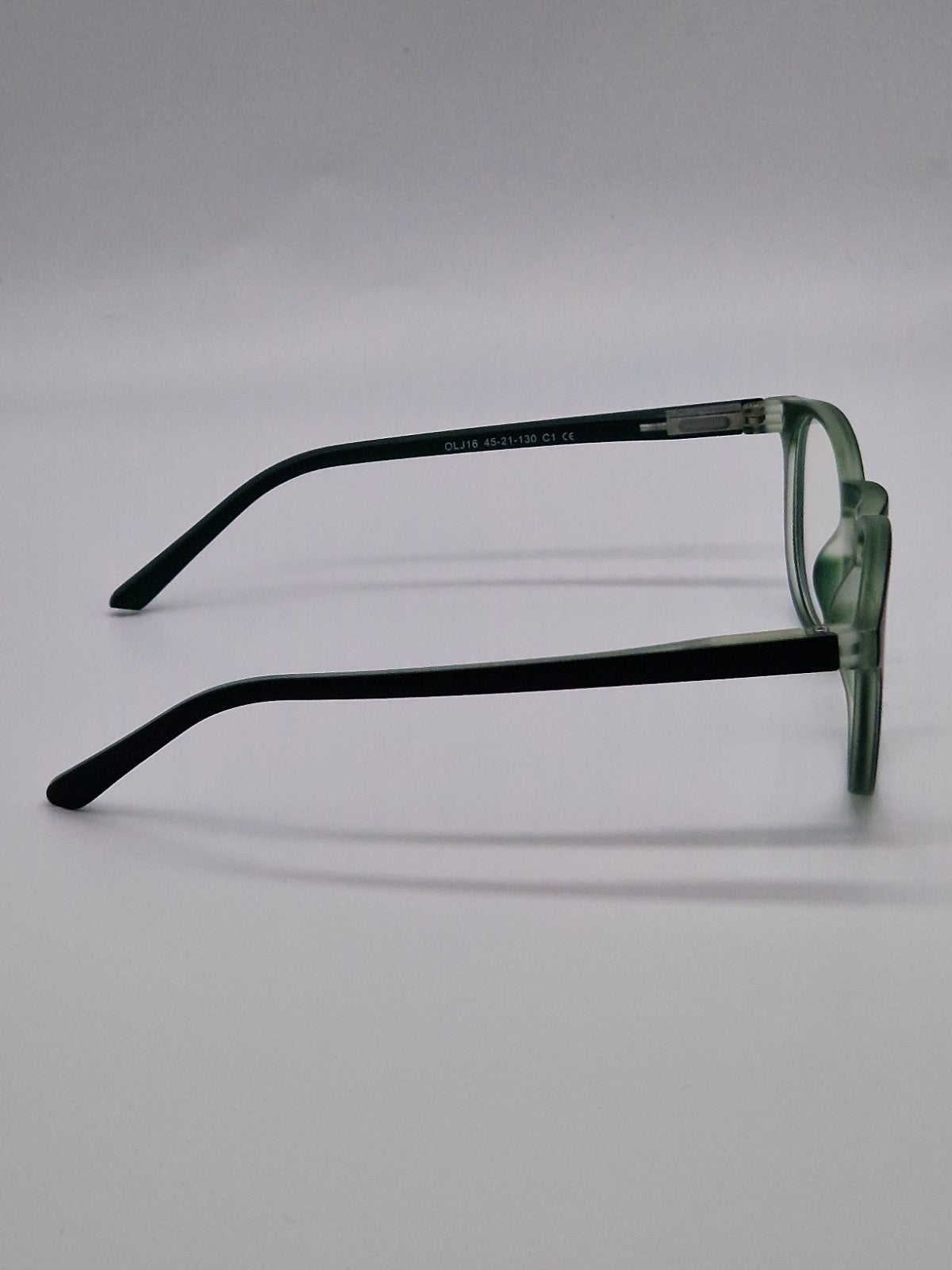 White Optics 007 OLJ16 Black/Green - Eyeglasses frames 