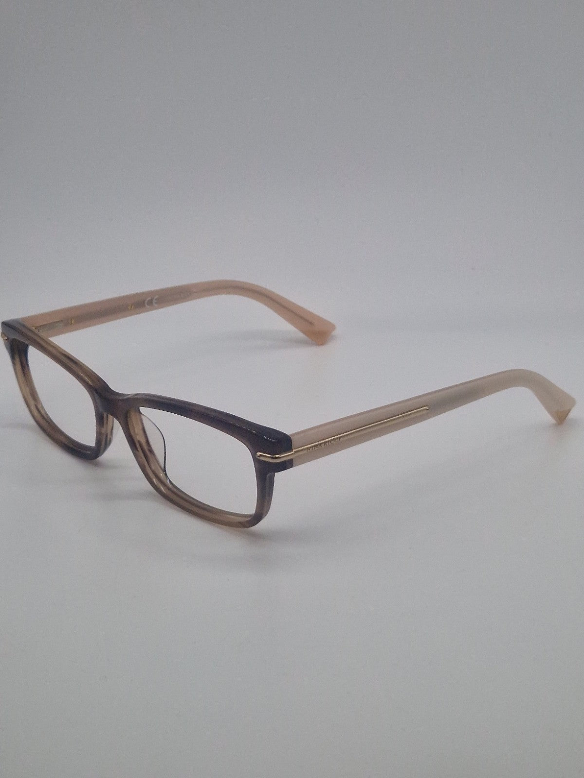 Nina Ricci VNR018 Col.06YZ Brown - Eyeglasses frames