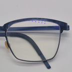 Limdberg No032/E74Z1 9837 Strip Titanium Blue - Eyeglasses frames
