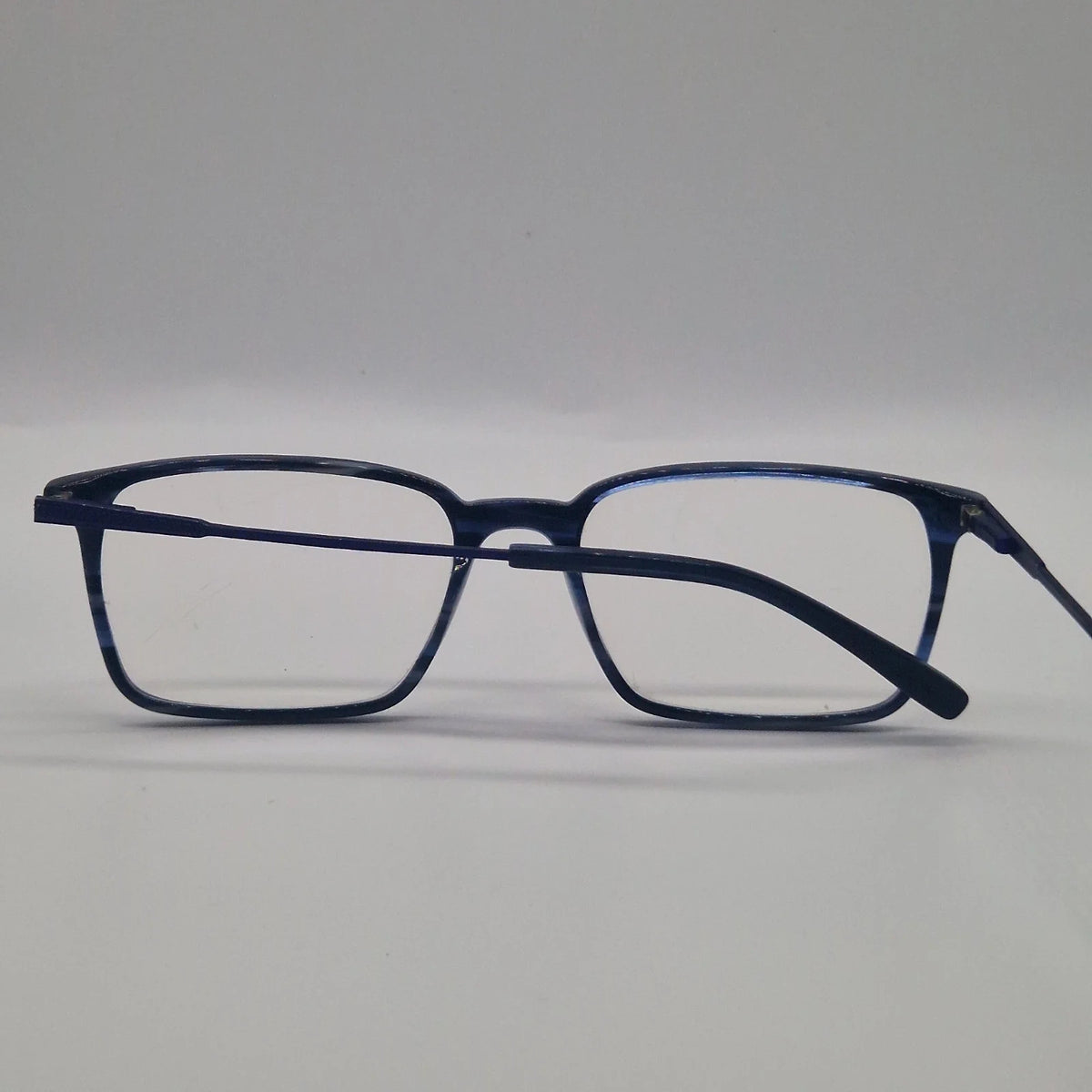 Aiden Blue Horn Harrington Blue - Eyeglasses frames