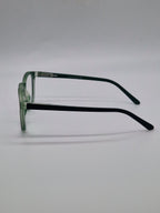 White Optics 007 OLJ16 Black/Green - Eyeglasses frames 