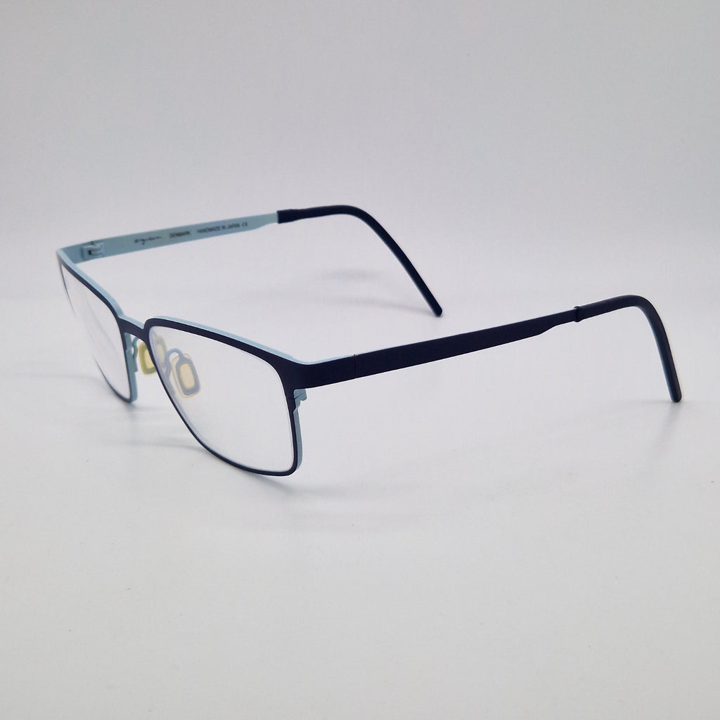 Oregreen Handmade In Japan Beastie 1072 Titanium Sky Blue - Eyeglasses frames