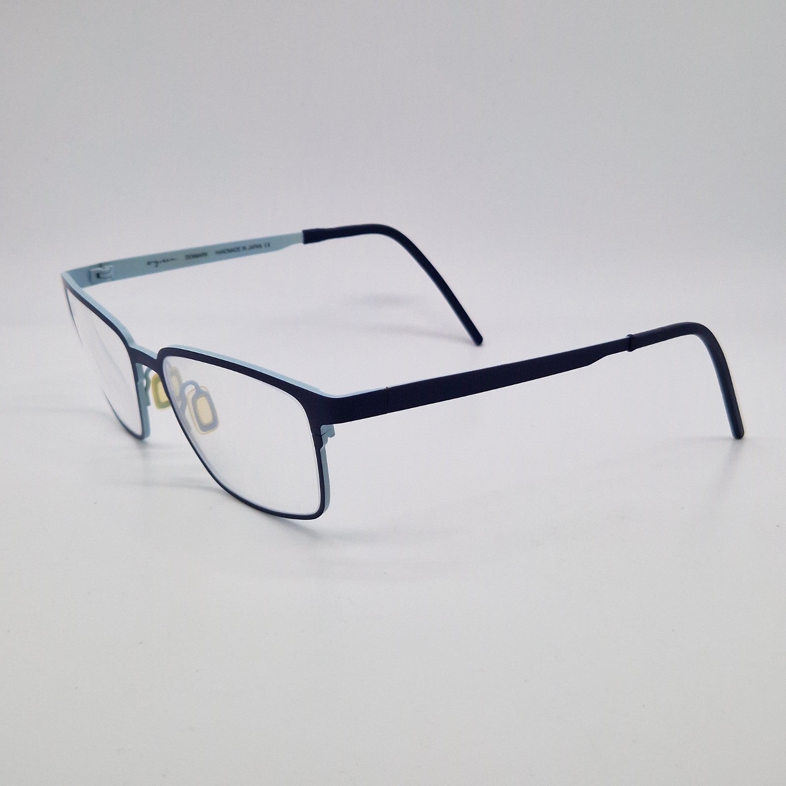 Oregreen Handmade In Japan Beastie 1072 Titanium Sky Blue - Eyeglasses frames