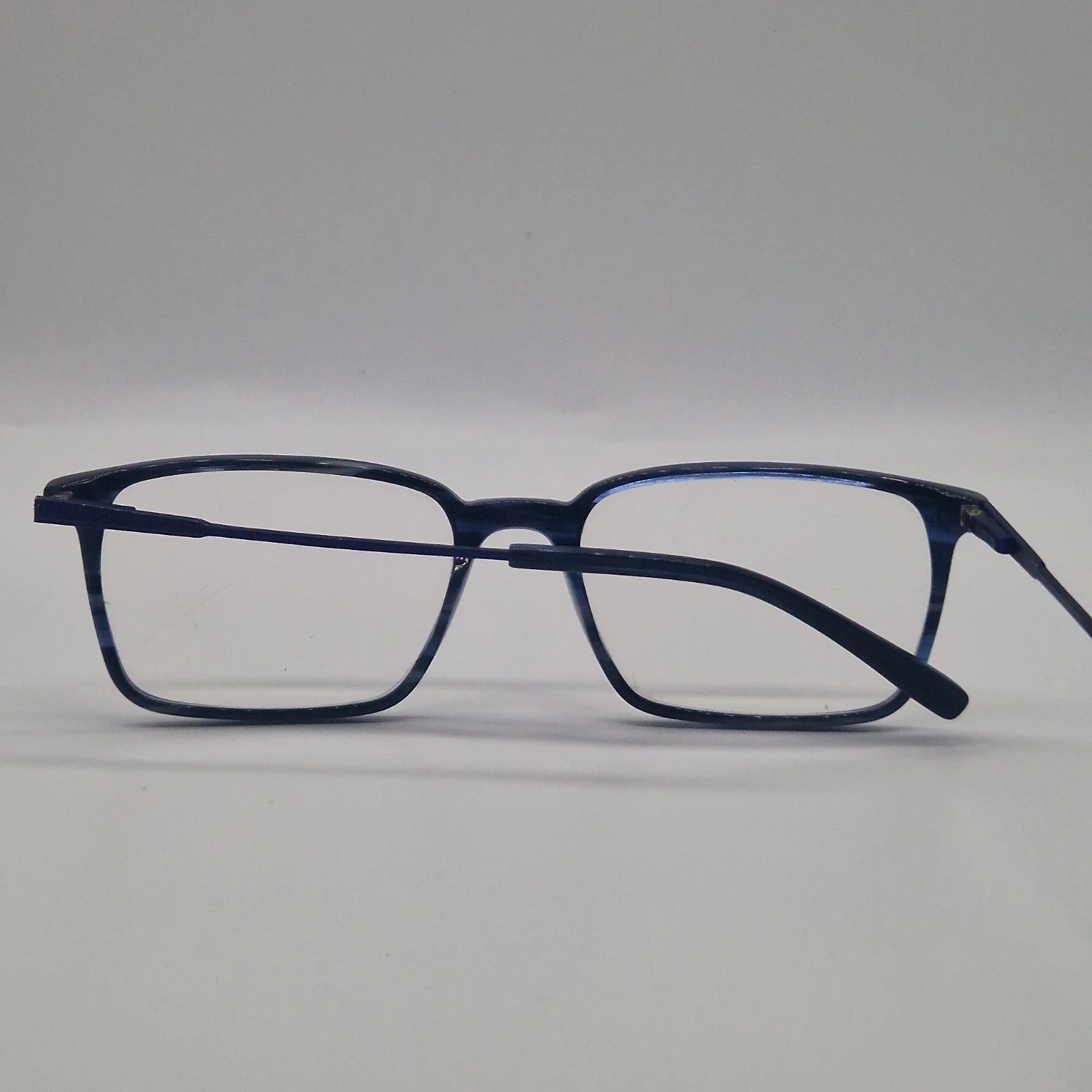 Aiden Blue Horn Harrington Blue - Eyeglasses frames