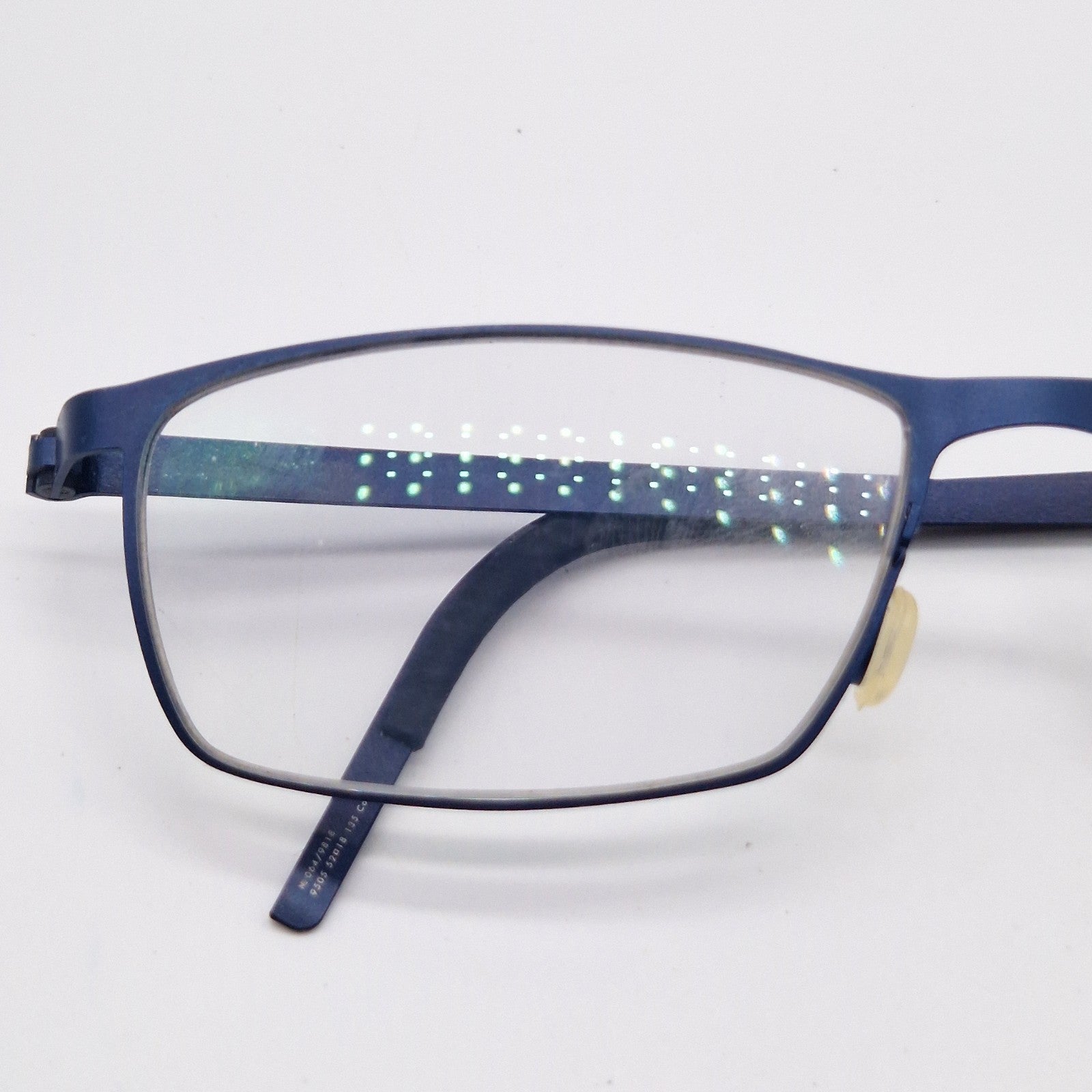 Limdberg No 064/9818 9505 Strip Titanium Blue - Eyeglasses frames
