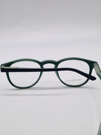 White Optics 007 OLJ16 Black/Green - Eyeglasses frames 