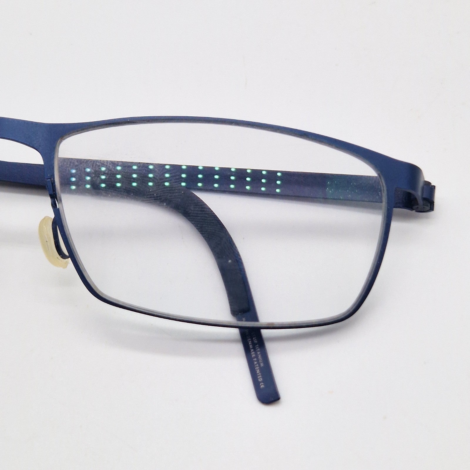 Limdberg No 064/9818 9505 Strip Titanium Blue - Eyeglasses frames