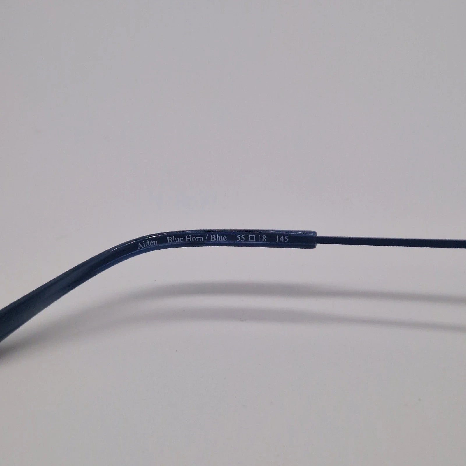 Aiden Blue Horn Harrington Blue - Eyeglasses frames