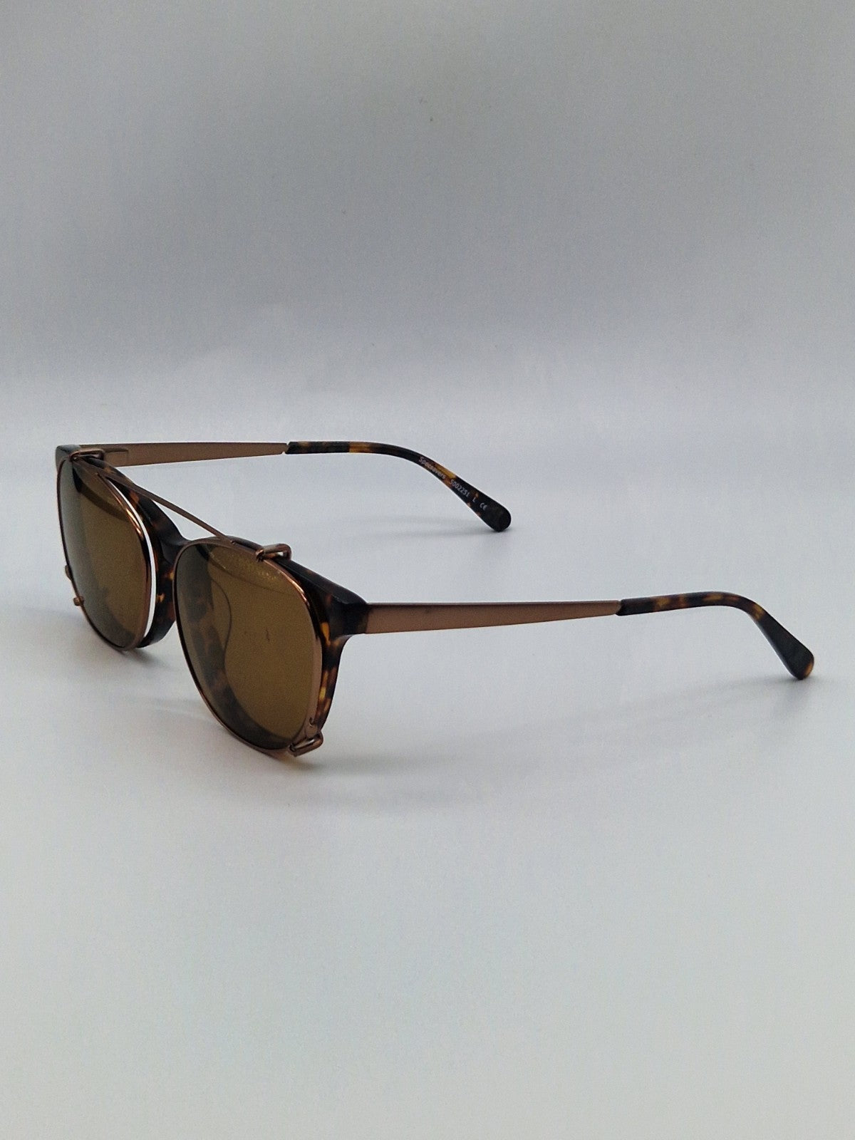 Specsavers Lambeth 30690707 with Sum Visor Clip Tortoishell - Eyeglasses frames