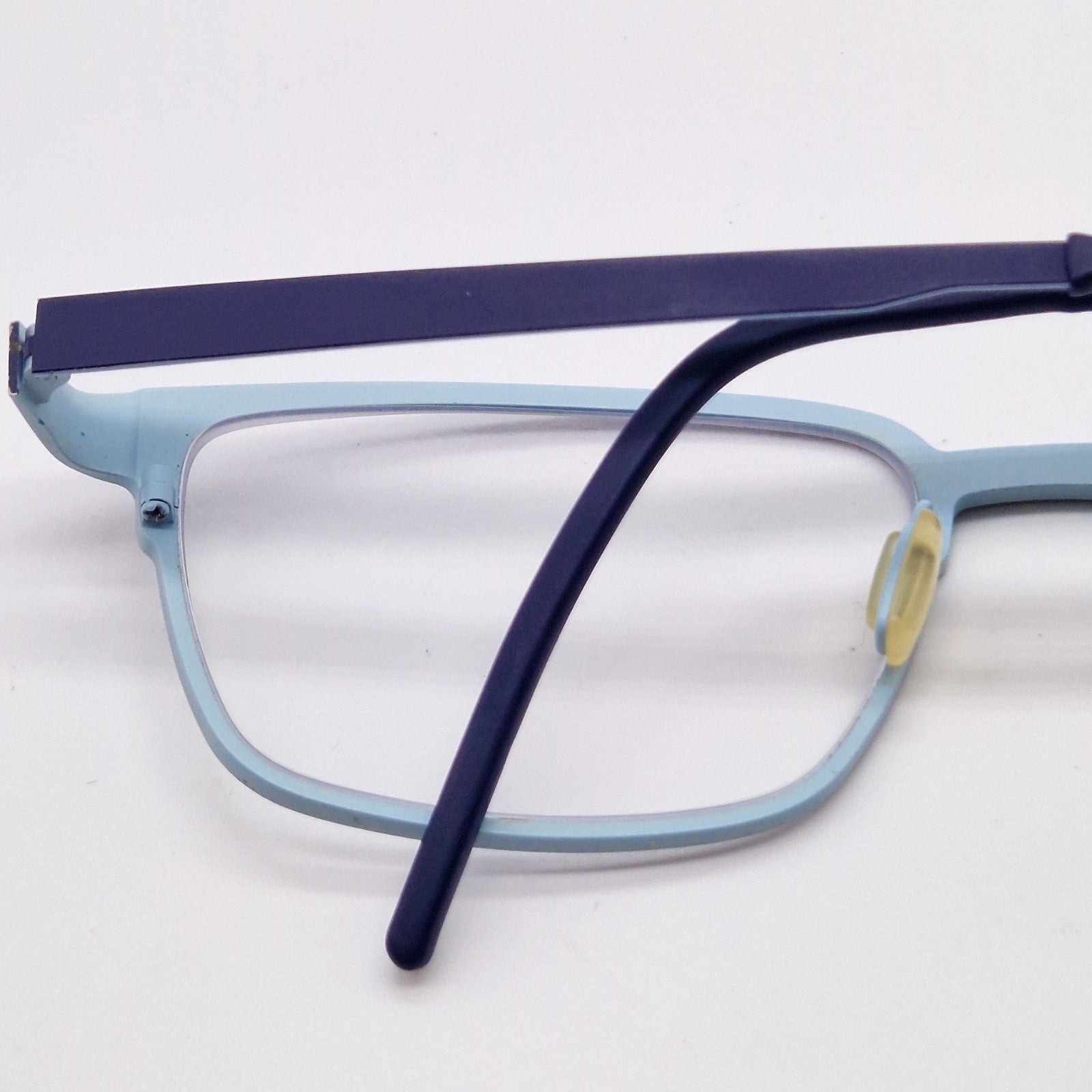 Oregreen Handmade In Japan Beastie 1072 Titanium Sky Blue - Eyeglasses frames
