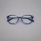 Serena 30830257 by Specsavers Blue/Gold - Eyeglasses frames