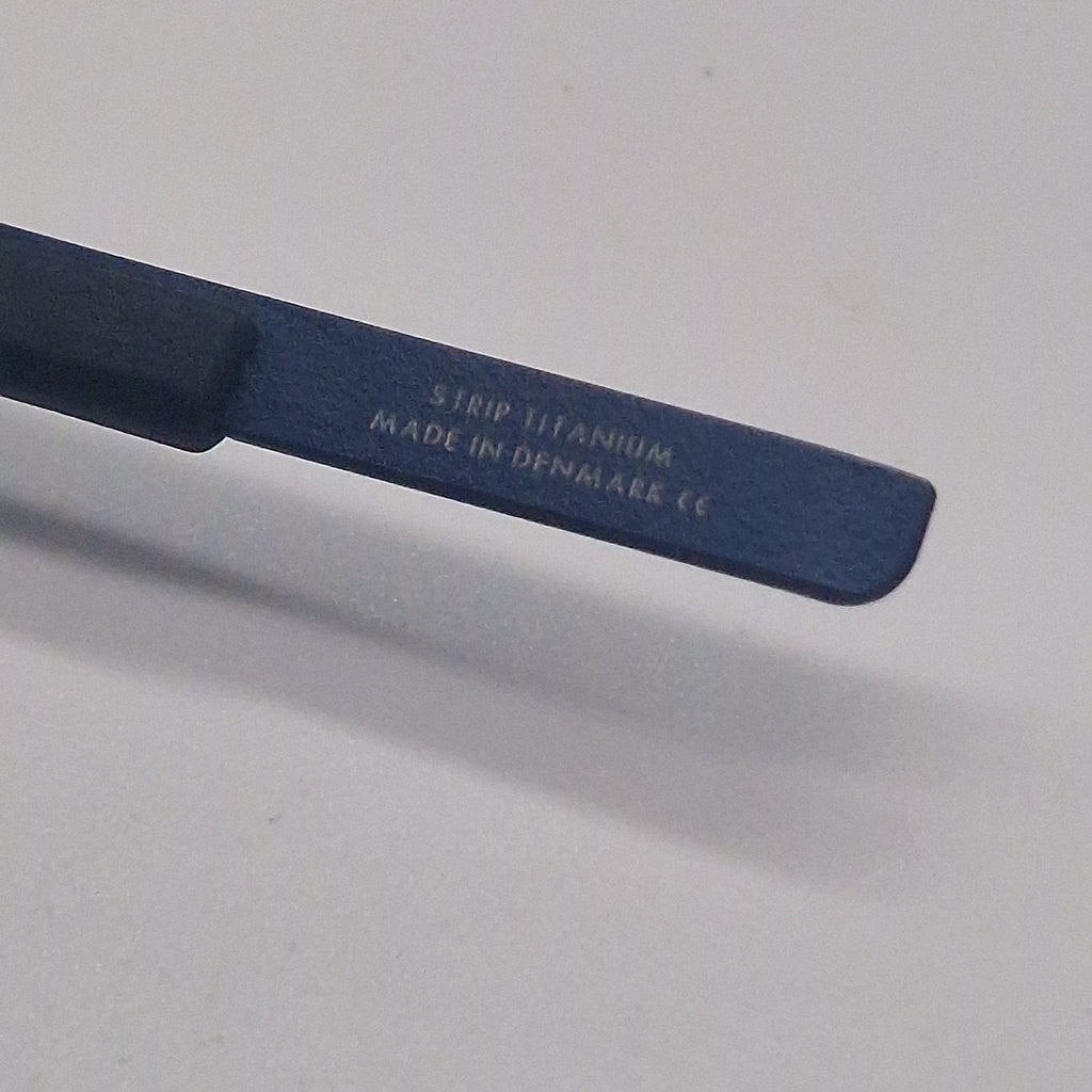 Limdberg No032/E74Z1 9837 Strip Titanium Blue - Eyeglasses frames