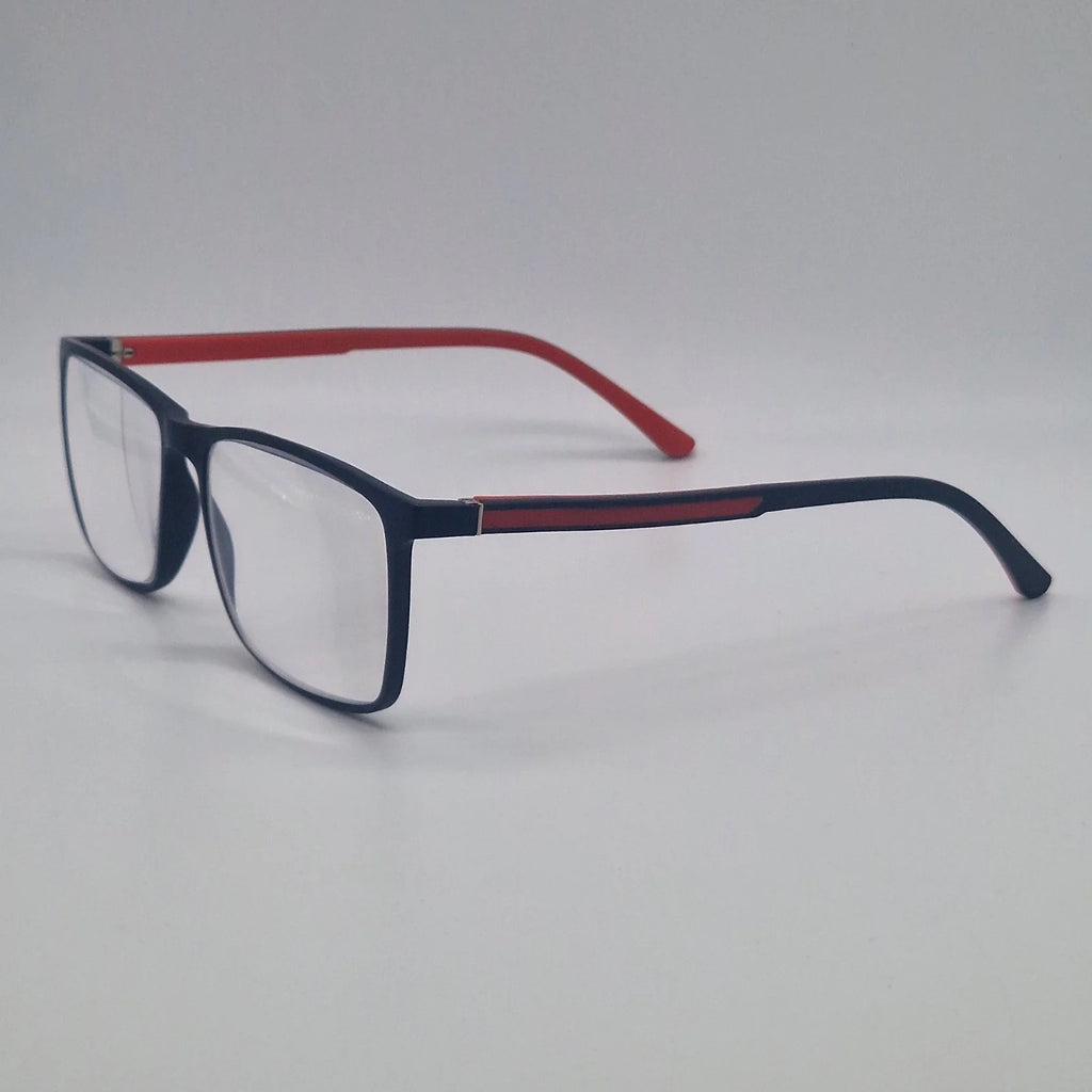 Alvin Matte Black/Red - Eyeglasses frames