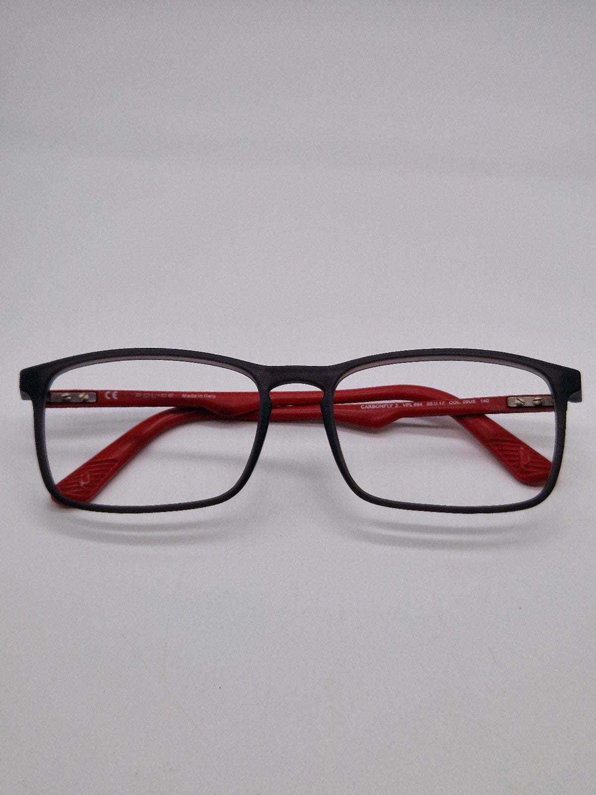 Police Carbonfly 3 VPL 694 Col. 09U5 Red - Eyeglasses frames