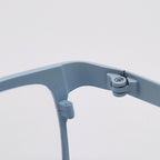 Oregreen Handmade In Japan Beastie 1072 Titanium Sky Blue - Eyeglasses frames