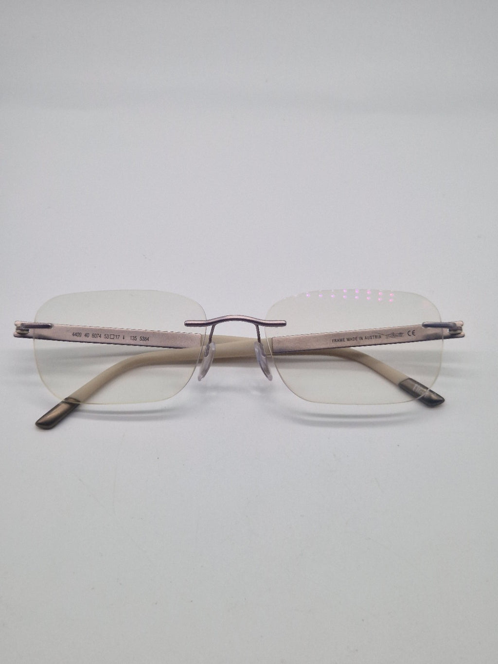 Silhouette 4409 40 6074 White - Eyeglasses frames 