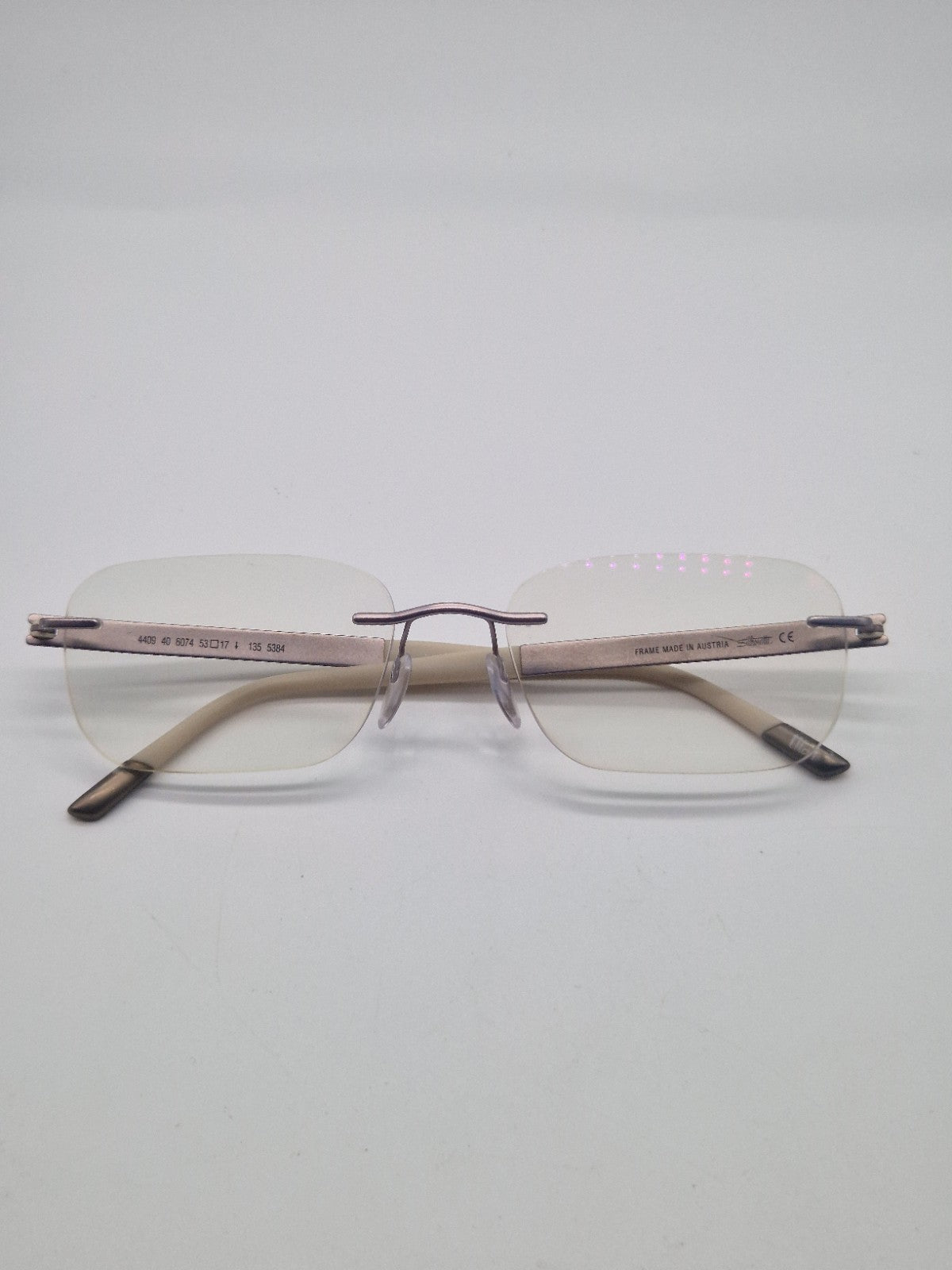 Silhouette 4409 40 6074 White - Eyeglasses frames 