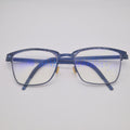 Limdberg No032/E74Z1 9837 Strip Titanium Blue - Eyeglasses frames