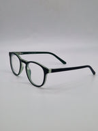 White Optics 007 OLJ16 Black/Green - Eyeglasses frames 