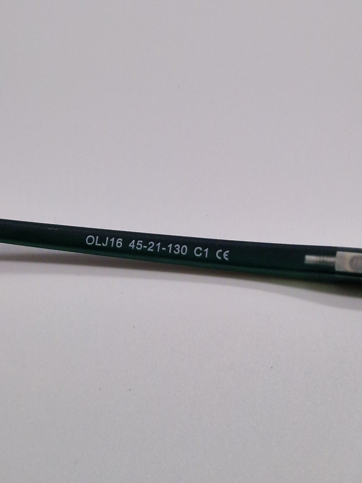 White Optics 007 OLJ16 Black/Green - Eyeglasses frames 