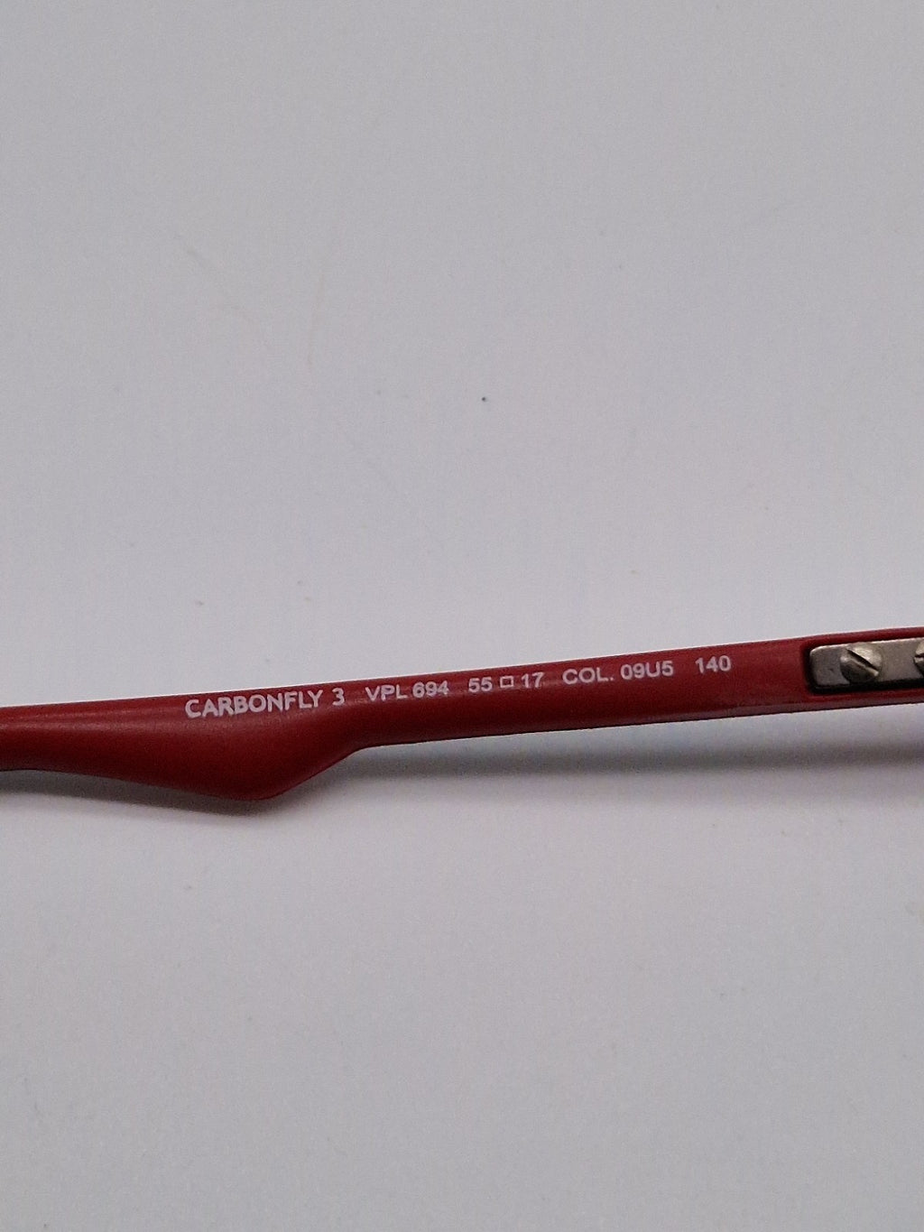 Police Carbonfly 3 VPL 694 Col. 09U5 Red - Eyeglasses frames