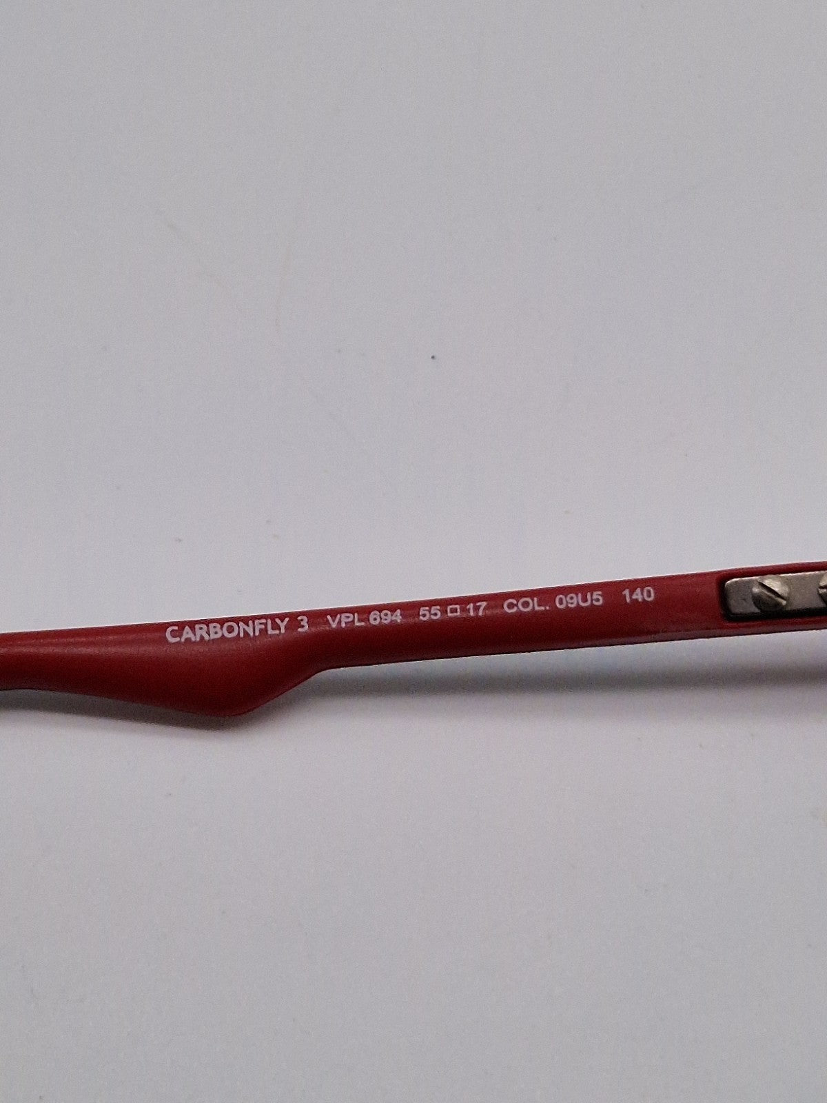 Police Carbonfly 3 VPL 694 Col. 09U5 Red - Eyeglasses frames